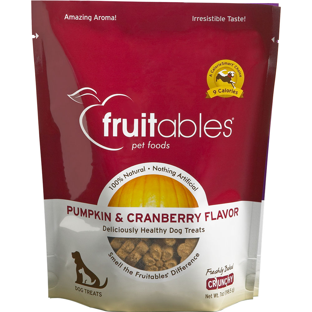 Fruitables Dog Treats Pumpkin & Cranberry 198gr Naturally For Pets