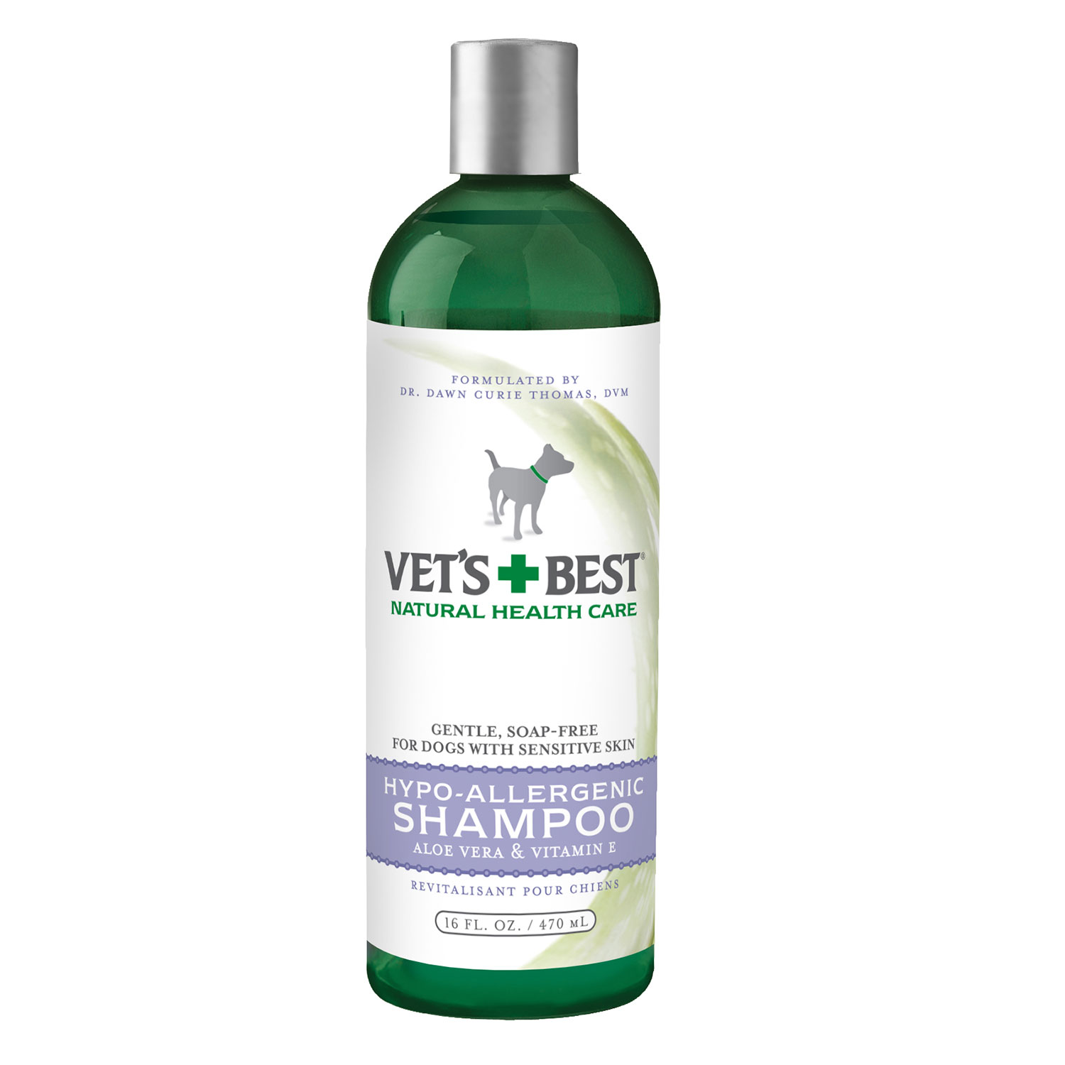 Vets+Best HypoAllergenic Shampoo (16oz) Naturally For Pets