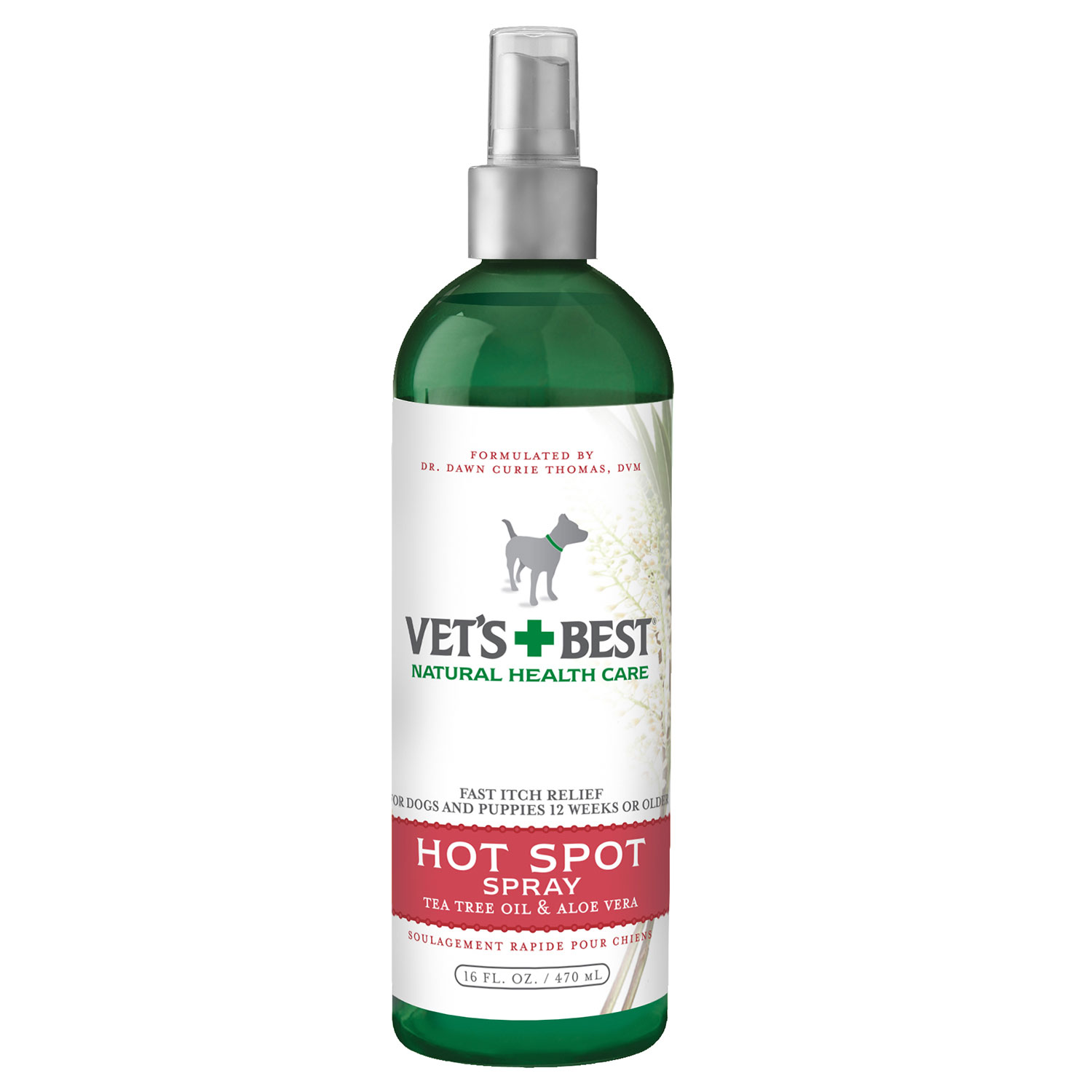 Vets+Best Hot Spot Spray (16oz) Naturally For Pets